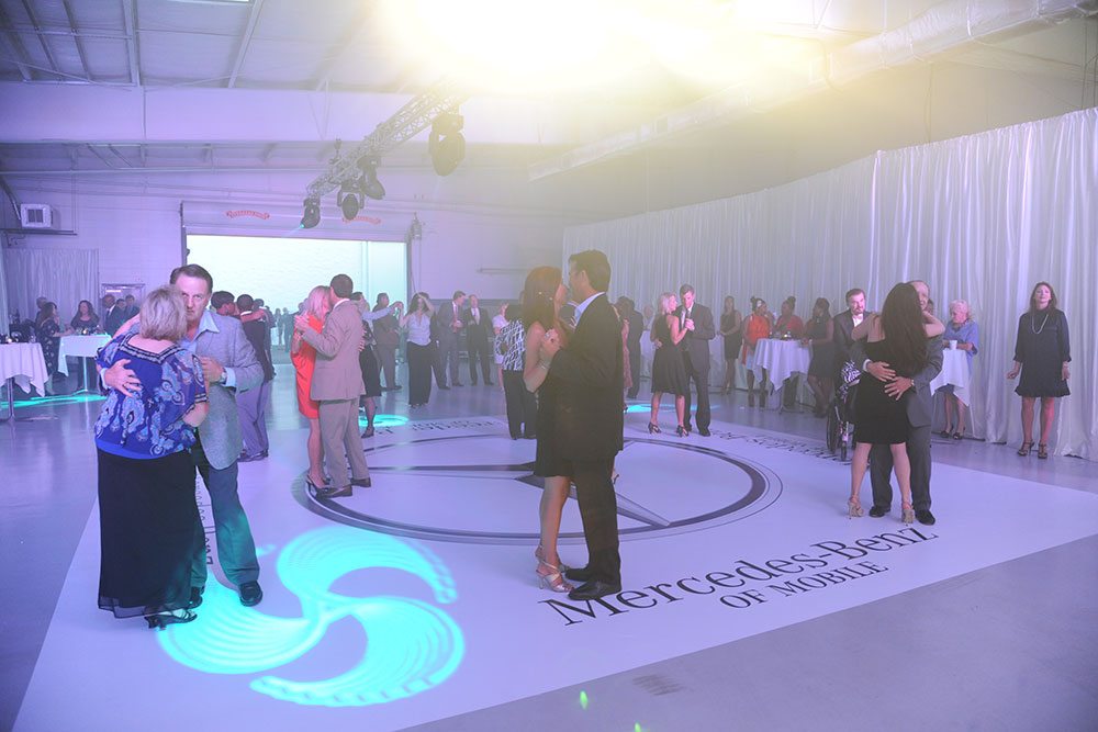 Mercedes of Mobile Grand Opening Gala dance floor